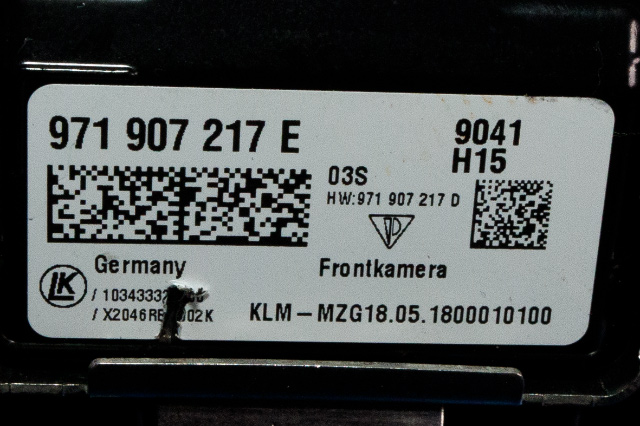 Parkeringskamera foran til Porsche Panamera 2017-->> (Type II) (971) (971) (PORSCHE|971 907 217 E|)