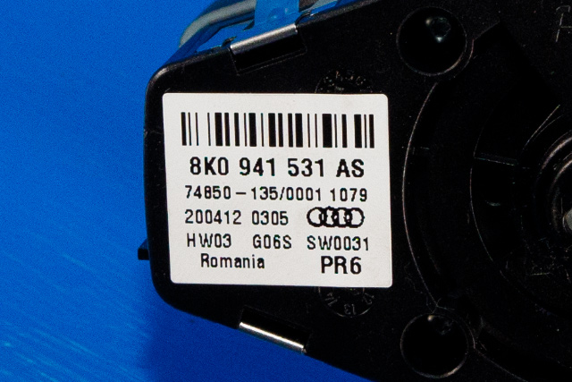 Bryter lys til Audi A4 2007-2014 (Type IV) (B8) (B8) (VAG|8K0 941 531 AS|)