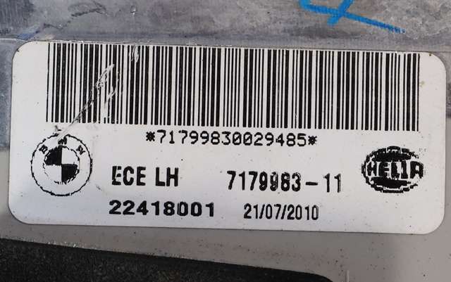 Baklykt venstre ytre til BMW X6 2008-2014 (E71/E72) (E71/E72) (BMW|7 179 983-11|)