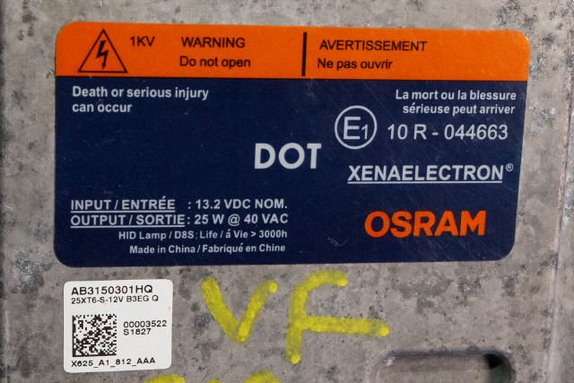 Styreenhet xenon/ballast til Ford Transit Connect 2018-->> Type II, Fase 2 (OSRAM|25XT6-S-12V|AB31-50301-HQ|)
