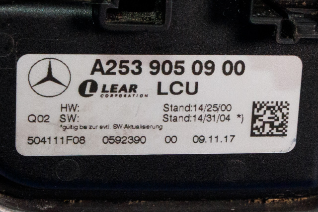 Styreenhet LED til Mercedes GLC 2015-2022 (X253) (X253) (MERCEDES|A 253 905 09 00|)