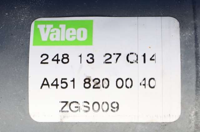 Viskermotor frontrute komplett m/overføring til Smart Fortwo 2007-2014 (Type II) (W451) (W451) (VALEO|405.051|A 451 824 00 01|)