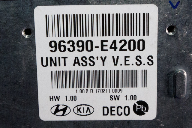 Styreenhet diverse til Kia Soul 2014-2019 (Type II)  (KIA|96390-E4200|)