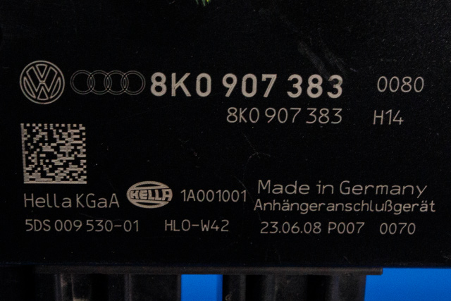 Styreenhet hengerfeste til Audi A4 2007-2014 (Type IV) (B8) (B8) (VAG|8K0 907 383|)