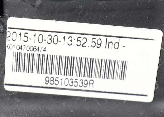 Airbag ratt til Renault Zoe 2013-2019 (Fase 1) (RENAULT|9851 03539R|)