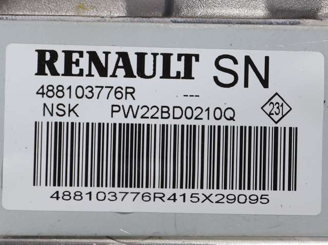 Rattaksel elektrisk servo til Renault Zoe 2013-2019 (Fase 1)  (RENAULT|4881 03776R|)