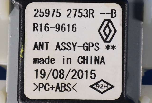 Antenne navigasjon til Renault Zoe 2013-2019 (Fase 1)  (RENAULT|2597 52753R|)