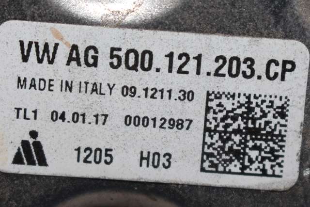 Kjølevifte til Audi A3 2016-2020 (Type III, Fase 2)  (VAG|5Q0 121 203 CP|)