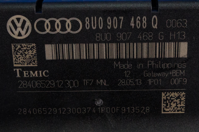 Styreenhet diverse til Audi A1 2010-2014 (Type I, Fase 1)  (VAG|8U0 907 468 Q|)