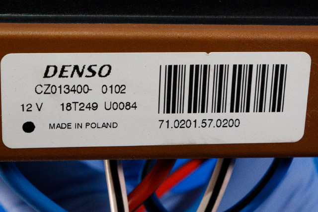 Varmeapparat register til Toyota Yaris 2014-2020 (Type III, Fase 2) (DENSO|013400-0102|)