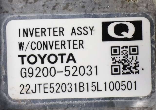 Inverter hybrid til Toyota Yaris 2014-2020 (Type III, Fase 2) (TOYOTA|G9200-52031|)