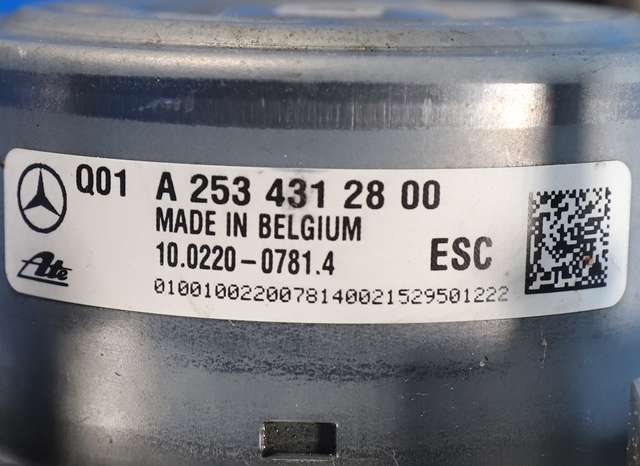 ABS sentral til Mercedes C-Klasse, Coupe/Cab 2015-2018 (Fase 1) (C205) (C205) (MERCEDES|A 253 431 28 00|A 253 901 14 00|)