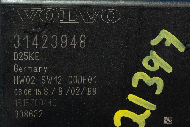 Styreenhet parkering til Volvo V70 2014-2016 (Type III, Fase 2)  (VOLVO|31423948|)