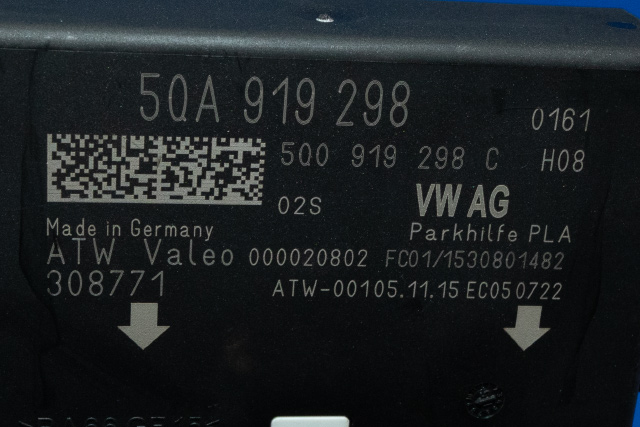 Styreenhet parkering til VW Passat 2015-2019 (Fase 1) (B8) (B8) (VAG|5QA 919 298|)