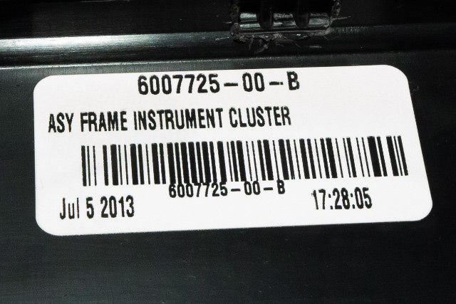 Dashbord diverse til Tesla Model S 2013-2016 (Fase 1)  (TESLA|6007725-00-B|)