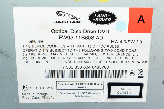 Bilstereo navigasjon spiller til Jaguar XF 2015-->> (X260) (X260) (JAGUAR|FW93-11B608-AD|)