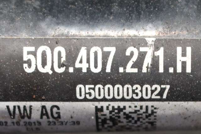 Drivaksel venstre foran, diesel/manuell til Škoda Octavia 2013-2016 (Type III, Fase 1)  (VAG|5Q0 407 271 H|)