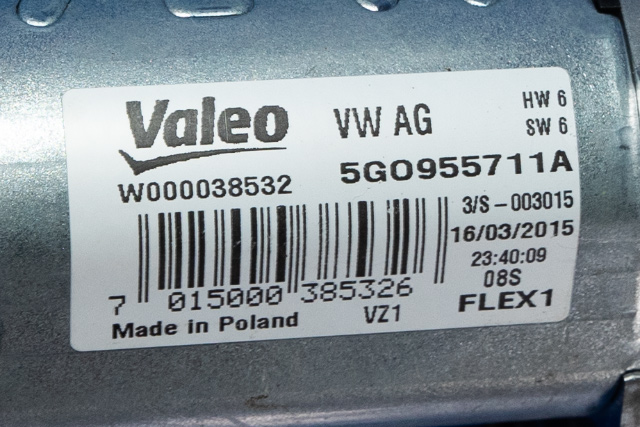 Viskermotor bakrute til VW Golf VII 2012-2017 (Fase 1)  (VAG|5G0 955 711 A|)