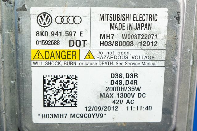 Styreenhet xenon/ballast til VW Transporter / Caravelle 2009-2015 (Fase 2) (T5) (T5) (VAG|8K0 941 597 E|)