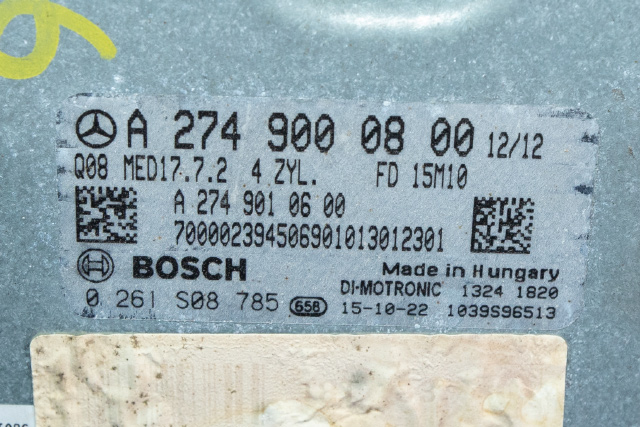 Styreenhet motor til Mercedes C-Klasse, Coupe/Cab 2015-2018 (Fase 1) (C205) (C205) (BOSCH|0 261 S08 785|A 274 900 08 00|)