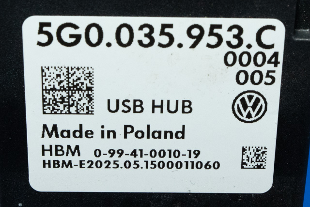 Bilstereo diverse til VW Passat 2015-2019 (Fase 1) (B8) (B8) (VAG|5G0 035 953 C|)