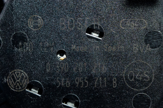 Viskermotor bakrute til VW Touran 2010-2015 (Type I, Fase 3)  (BOSCH|0 390 201 216|5K6 955 711 B|)