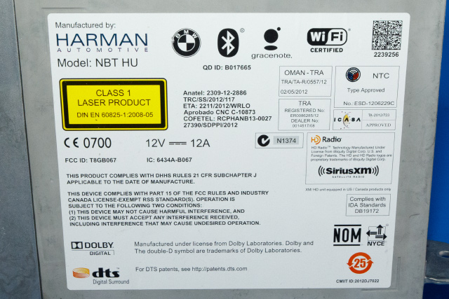 Bilstereo navigasjon til BMW i3 2013-2022  (BMW|6 819 946|)