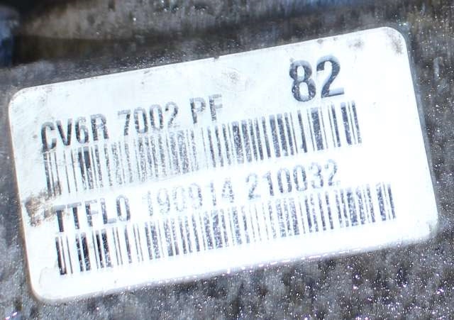 Girkasse manuell 6-trinn til Ford Focus 2011-2014 (Type III, Fase 1)  (FORD|CV6R-7002-PF|)