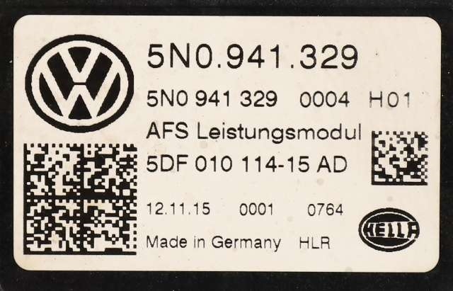 Styreenhet lys (LCM - Light Control Module) til VW Tiguan 2011-2016 (Type I, Fase 2) (VAG|5N0 941 329|)