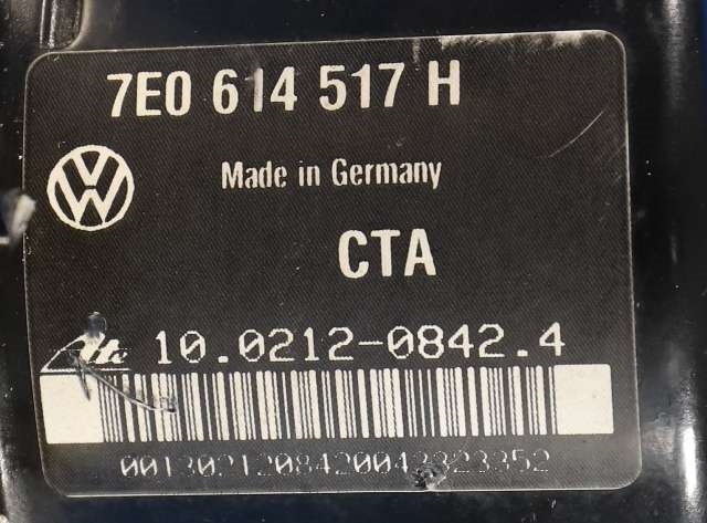 ABS sentral til VW Transporter / Caravelle 2009-2015 (Fase 2) (T5) (T5) (VAG|7E0 614 517 H|7E0 907 379 K|)