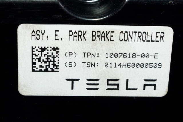 Styreenhet elektrisk parkbrems (EPB - Electric Parking Brake) til Tesla Model S 2013-2016 (Fase 1)  (TESLA|1007618-00-E|)