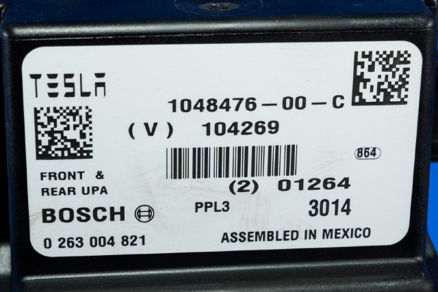 Styreenhet parkering til Tesla Model S 2013-2016 (Fase 1) (TESLA|1048476-00-C|)