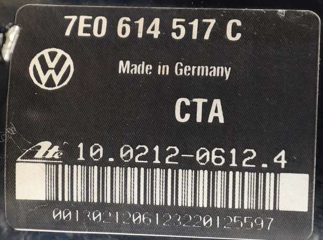 ABS sentral til VW Transporter / Caravelle 2009-2015 (Fase 2) (T5) (T5) (VAG|7E0 614 517 C|7E0 907 379 G|)
