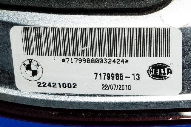 Baklykt høyre indre til BMW X6 2008-2014 (E71/E72) (E71/E72) (BMW|7 179 988|)