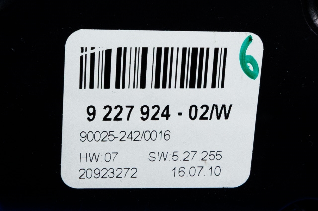 Varmeapparat betjening til BMW X6 2008-2014 (E71/E72) (E71/E72) (BMW|9 227 924|)