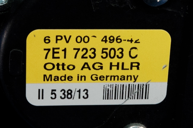 Pedal gass til VW Transporter / Caravelle 2009-2015 (Fase 2) (T5) (T5) (HELLA|6PV 008 496-42|7E1 723 503 C|)