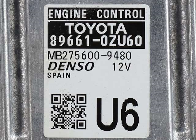 Styreenhet motor til Toyota Auris 2015-2019 (Type II, Fase 2)  (DENSO|275600-9480|89661-0ZU60|)
