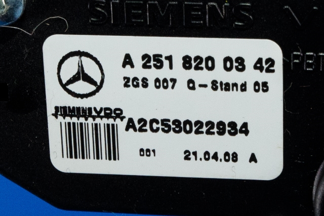 Karosseri diverse til Mercedes GL 2006-2012 (X164) (X164) (VDO|A2C53022934|A 251 820 03 42|)
