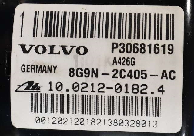 ABS sentral til Volvo V70 2007-2013 (Type III, Fase 1)  (VOLVO|P30681619|)