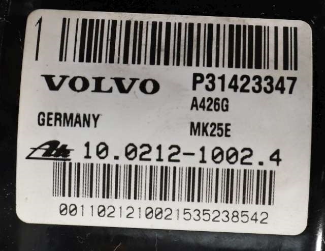 ABS sentral til Volvo V70 2014-2016 (Type III, Fase 2) (VOLVO|P31423347|)