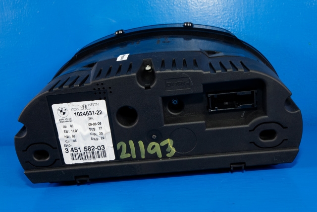 Instrumentpanel til BMW X3 2007-2010 (Fase 2) (E83) (E83) (JOHNSON|1024631-22|3 451 582|)