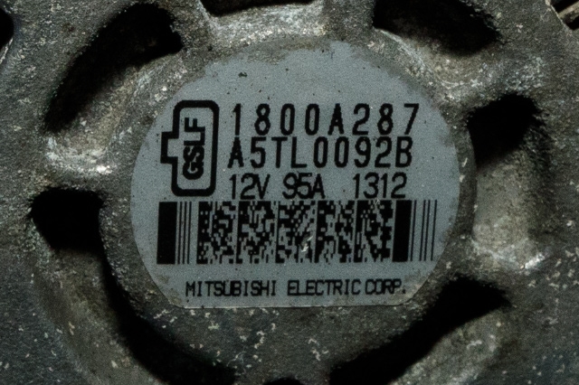 Dynamo til Mitsubishi ASX 2010-2019  (MITSUBISHI|1800A287|)