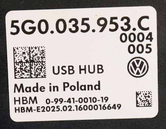 Bilstereo diverse til VW Passat 2015-2019 (Fase 1) (B8) (B8) (VAG|5G0 035 953 C|)