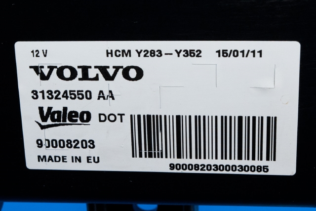 Styreenhet diverse til Volvo V60 2010-2013 (Type I, Fase 1)  (VOLVO|31324550 AA|)
