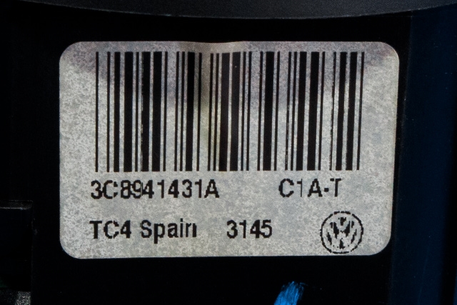 Bryter lys til VW Tiguan 2011-2016 (Type I, Fase 2) (VAG|3C8 941 431 A|)
