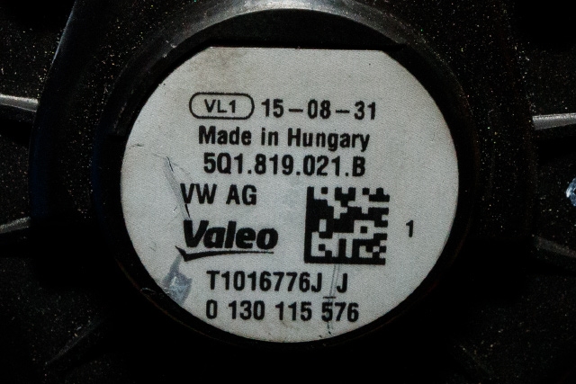 Varmeapparat motor til VW Golf VII 2012-2017 (Fase 1)  (VAG|5Q1 819 021 B|)