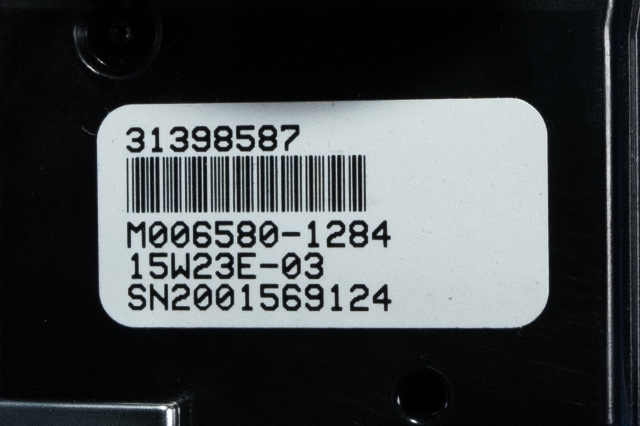 Bilstereo navigasjon betjeningspanel til Volvo V70 2007-2013 (Type III, Fase 1) (VOLVO|31398587|)
