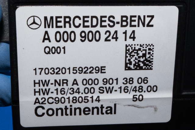 Styreenhet drivstoffpumpe til Mercedes GLC 2015-2022 (X253) (X253) (MERCEDES|A 000 900 24 14|)