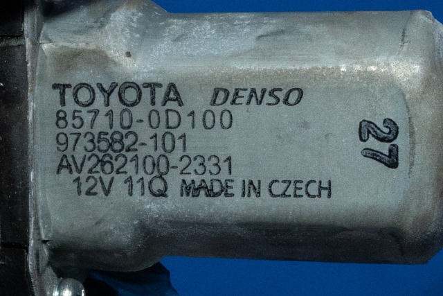 Ruteheis venstre bak til Toyota Yaris 2012-2014 (Type III, Fase 1)  (DENSO|973582-101|85710-0D100|)