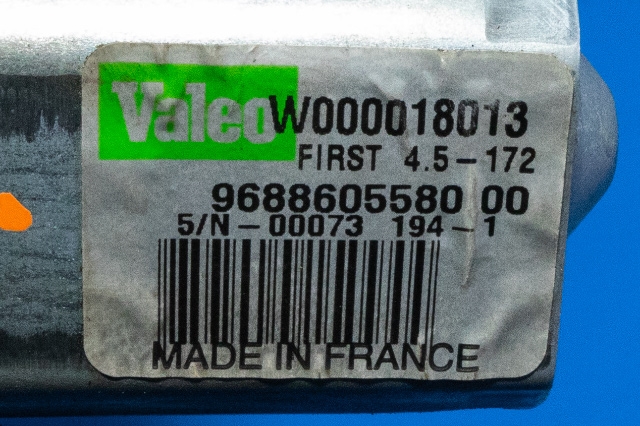 Viskermotor bakrute til Peugeot 508 2011-2014 (Type I, Fase 1) (PEUGEOT|96 886055 80|)